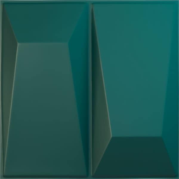 Ekena Millwork 11 7/8in. W x 11 7/8in. H Locke EnduraWall Decorative 3D Wall Panel Covers 0.98 Sq. Ft. WP12X12LOGLN - main
